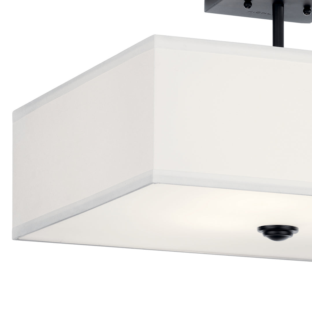 Kichler Three Light Semi Flush Mount