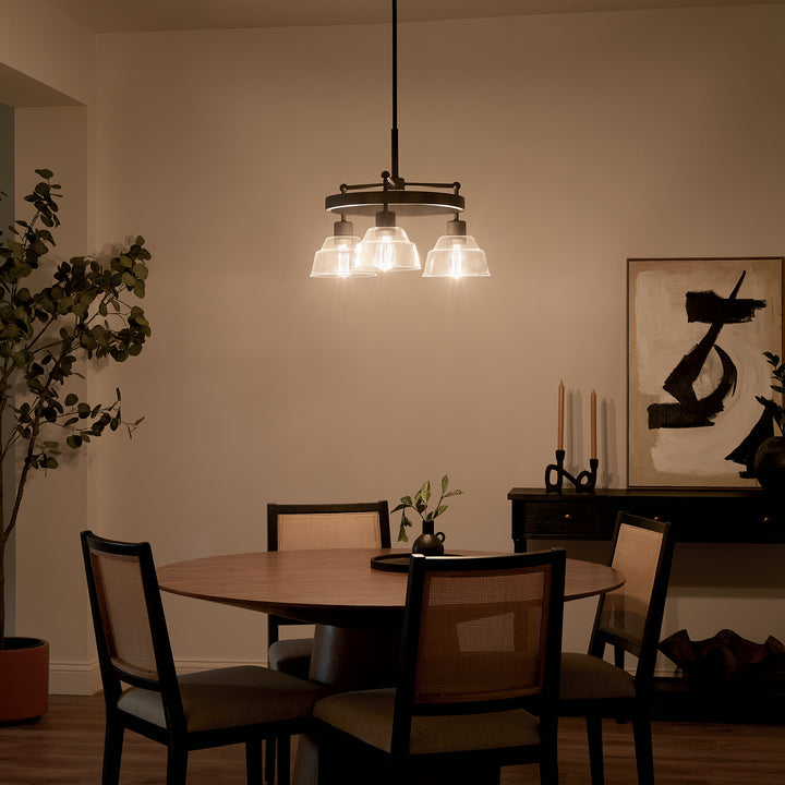 Kichler Three Light Chandelier