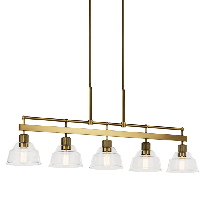 Kichler Five Light Linear Chandelier