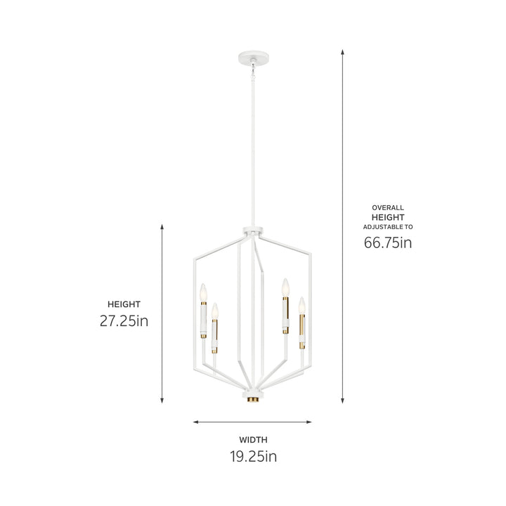 Kichler Four Light Foyer Pendant