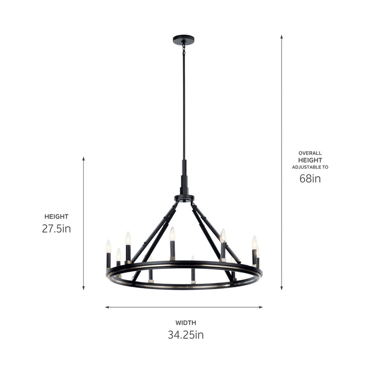 Kichler Ten Light Chandelier