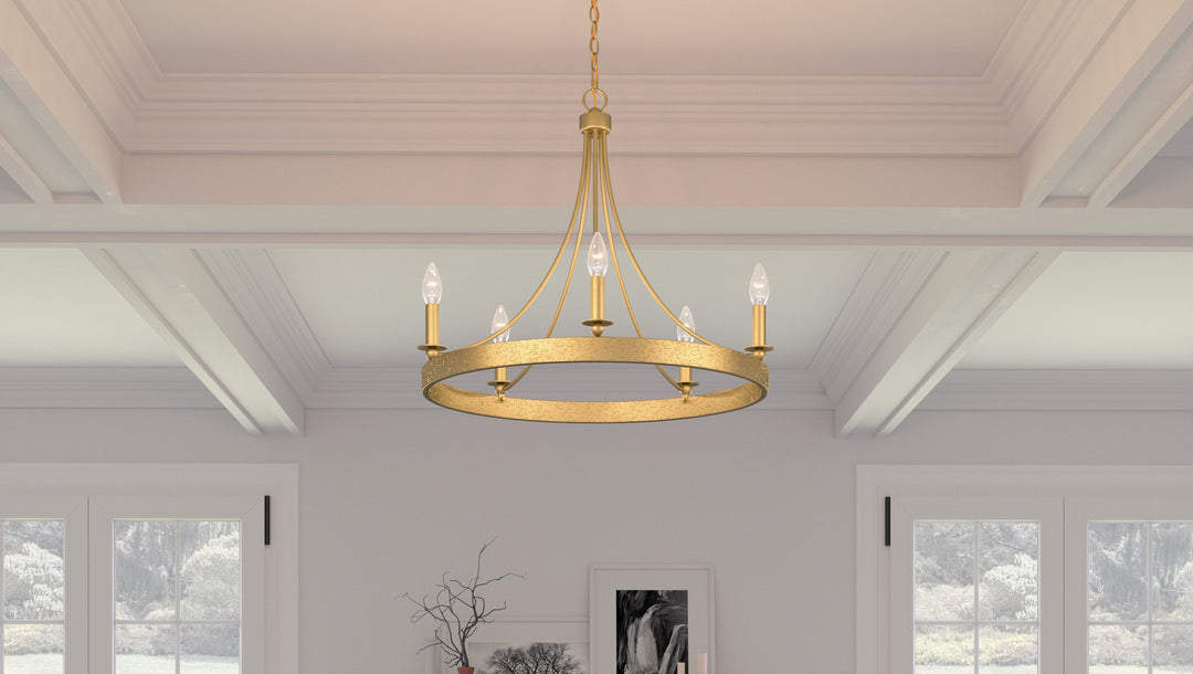 Quoizel Five Light Chandelier