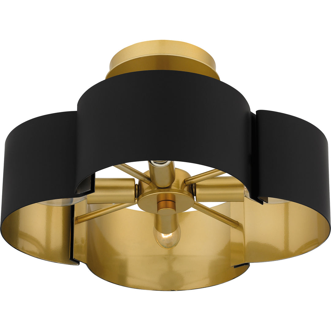 Quoizel Four Light Semi-Flush Mount