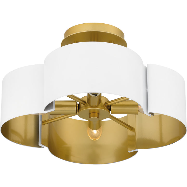 Quoizel Four Light Semi-Flush Mount