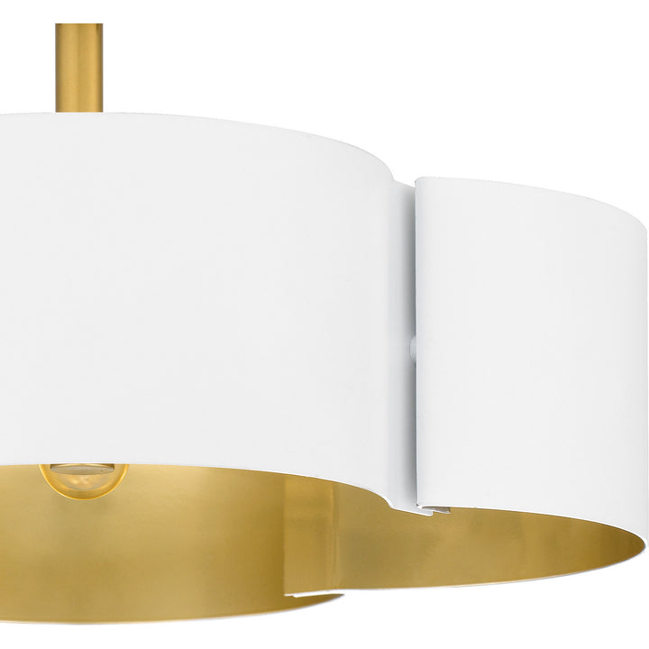 Quoizel Four Light Semi-Flush Mount