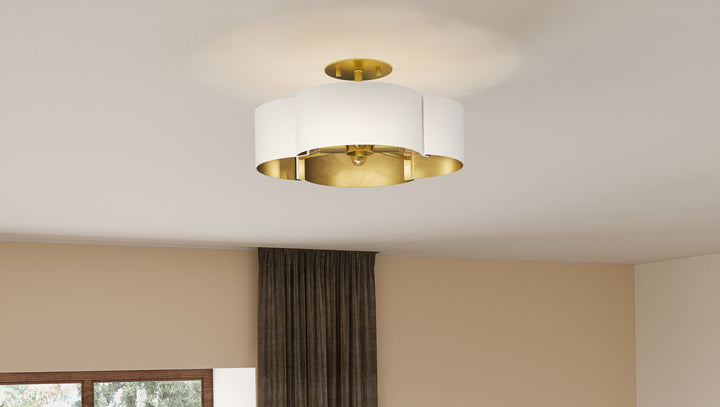 Quoizel Four Light Semi-Flush Mount