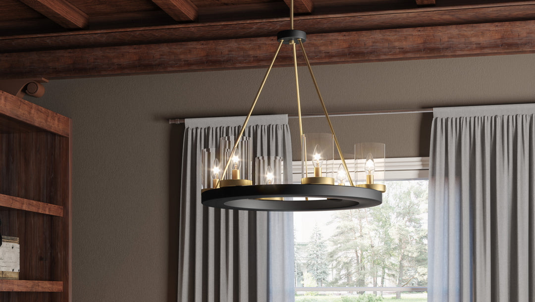 Quoizel Six Light Chandelier