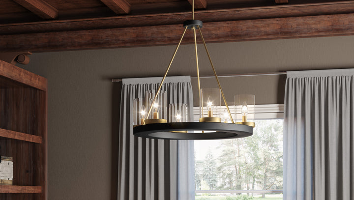 Quoizel Six Light Chandelier