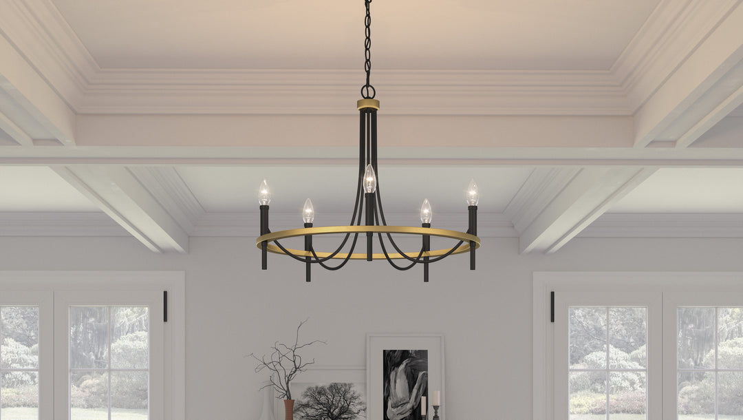 Quoizel Five Light Chandelier