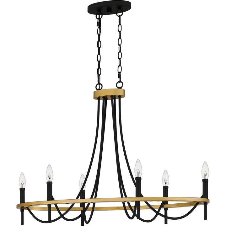 Quoizel Six Light Island Chandelier