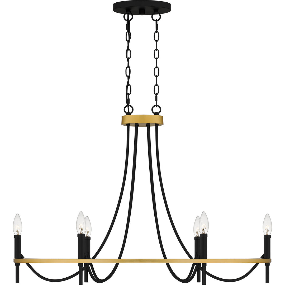 Quoizel Six Light Island Chandelier