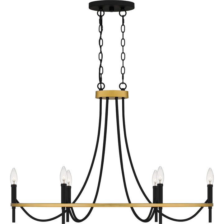 Quoizel Six Light Island Chandelier