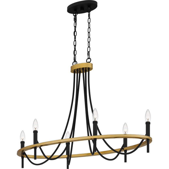 Quoizel Six Light Island Chandelier