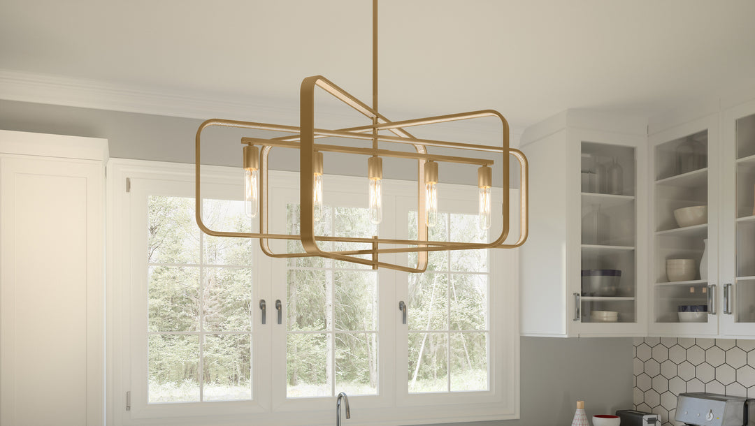 Quoizel Five Light Island Chandelier