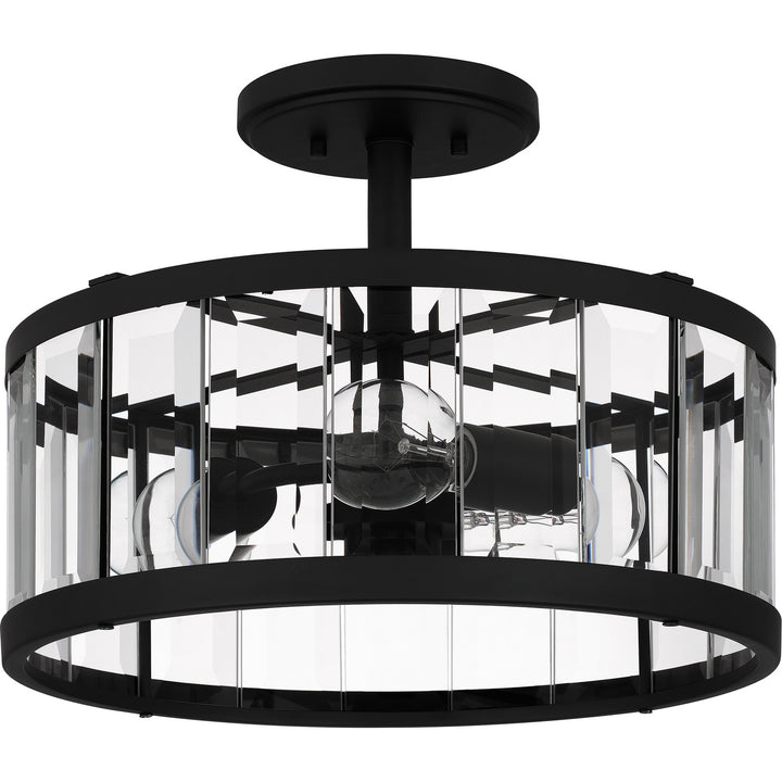 Quoizel Three Light Semi Flush Mount