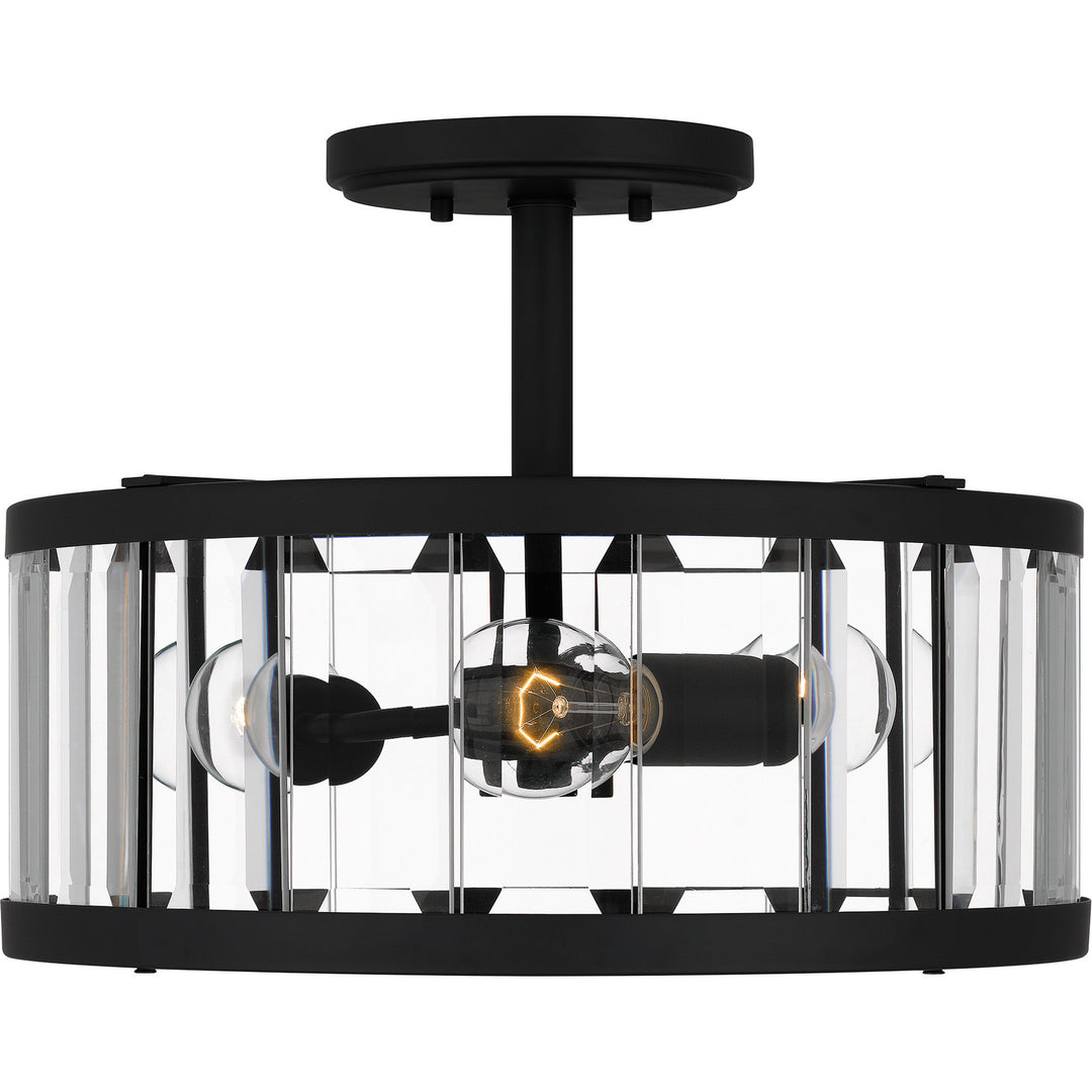 Quoizel Three Light Semi Flush Mount