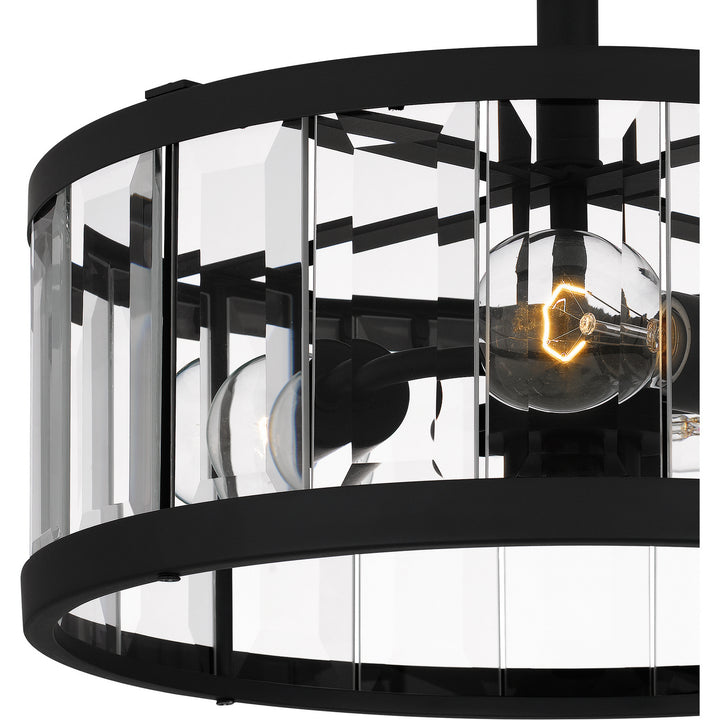 Quoizel Three Light Semi Flush Mount