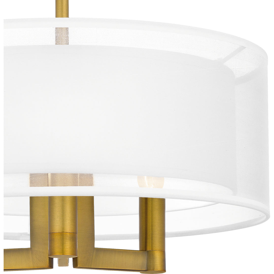 Quoizel Three Light Semi Flush Mount