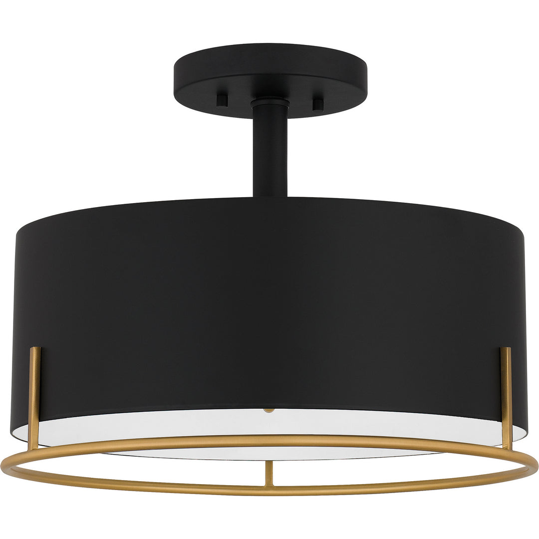 Quoizel Three Light Semi Flush Mount