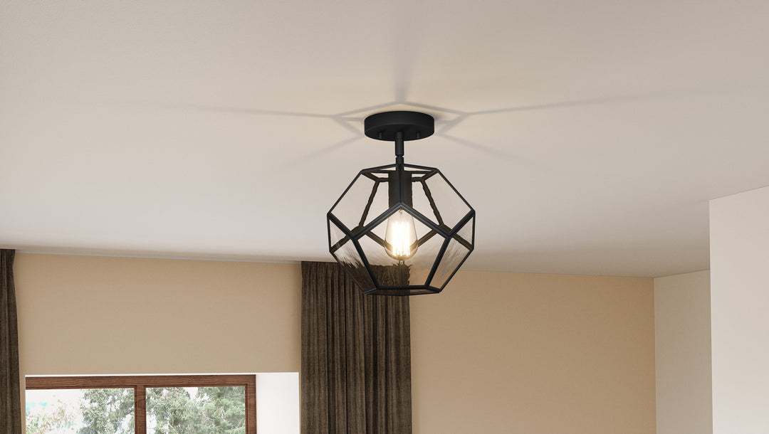 Quoizel One Light Semi Flush Mount