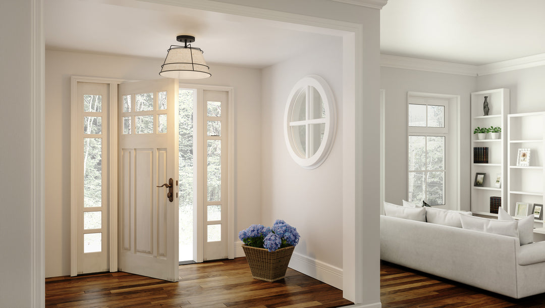 Quoizel One Light Semi Flush Mount