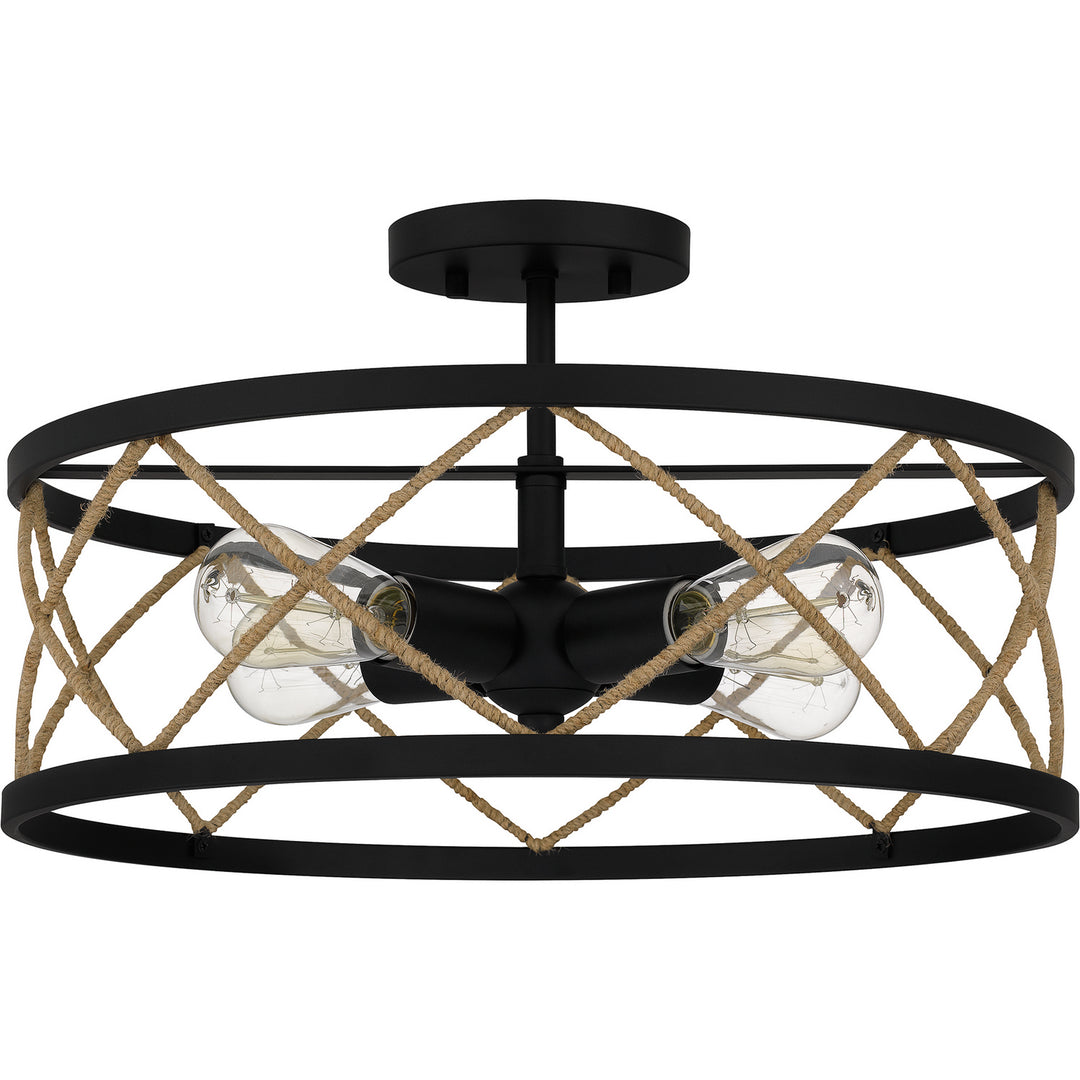 Quoizel Four Light Semi-Flush Mount