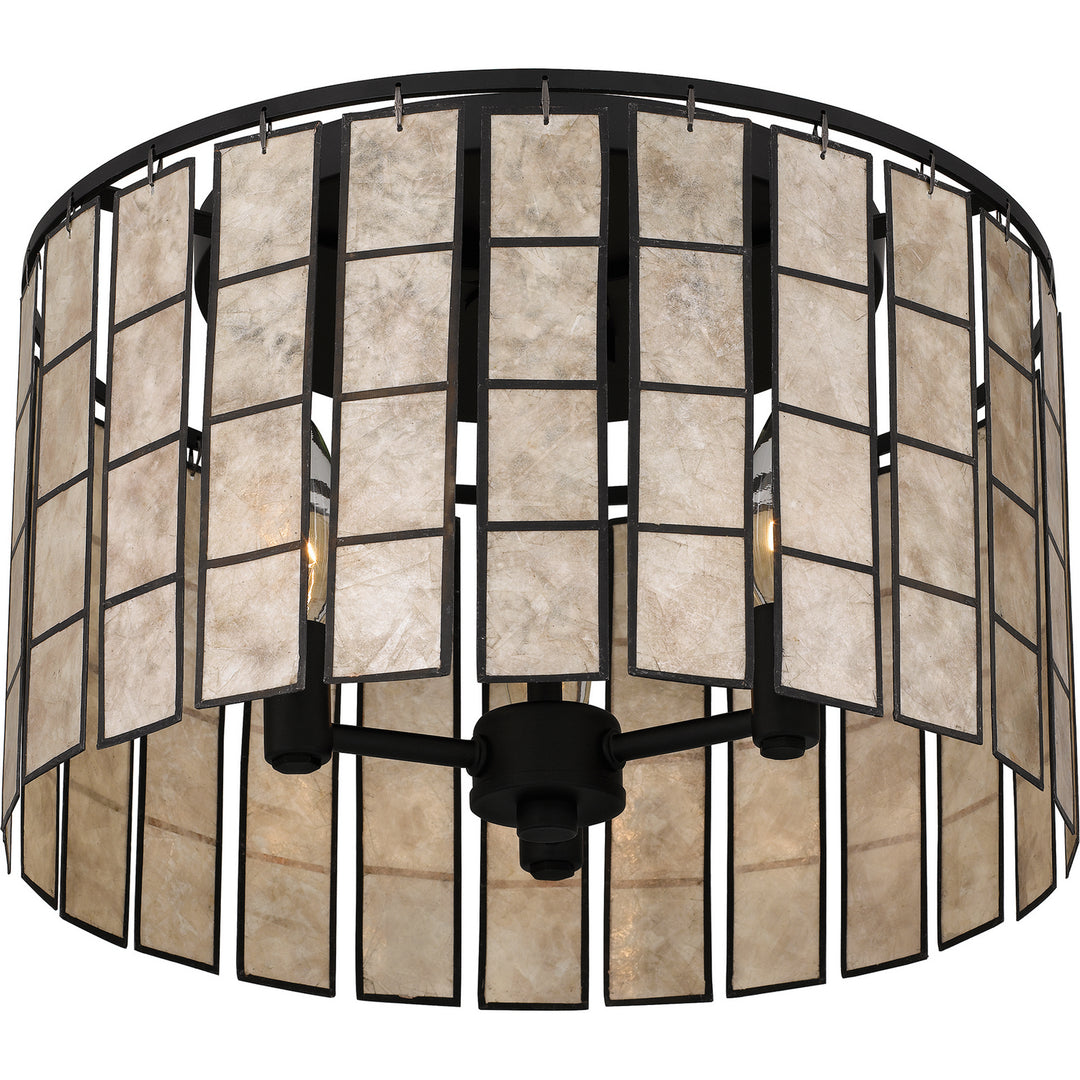 Quoizel Three Light Semi Flush Mount