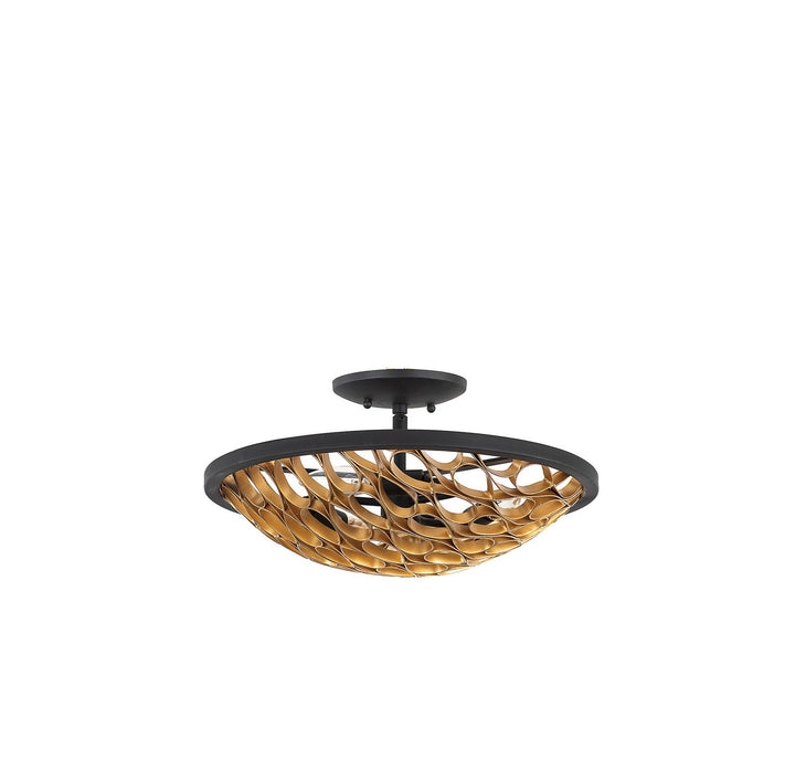 Savoy House Ventura Three Light Semi-Flush Mount