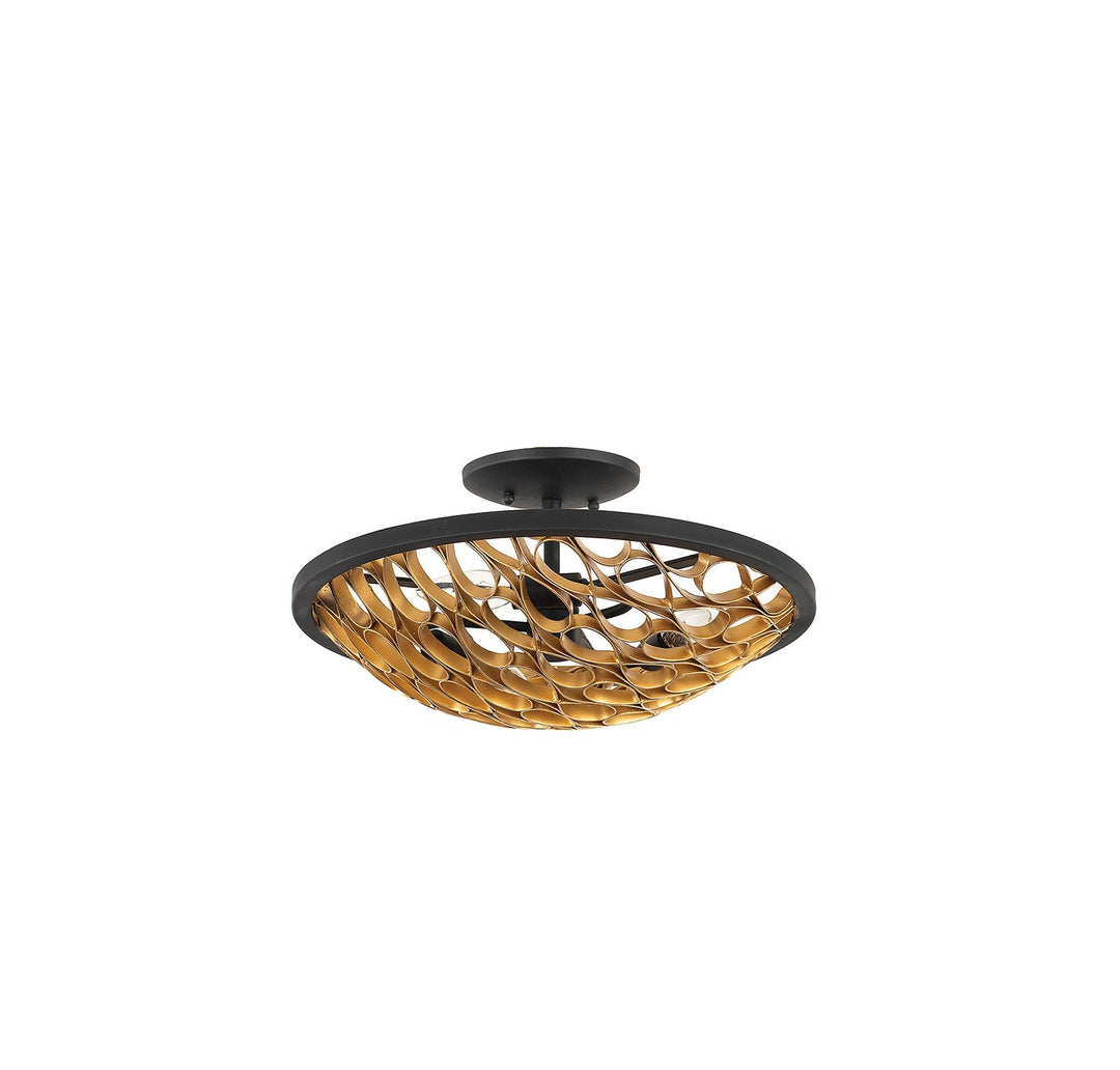 Savoy House Ventura Three Light Semi-Flush Mount