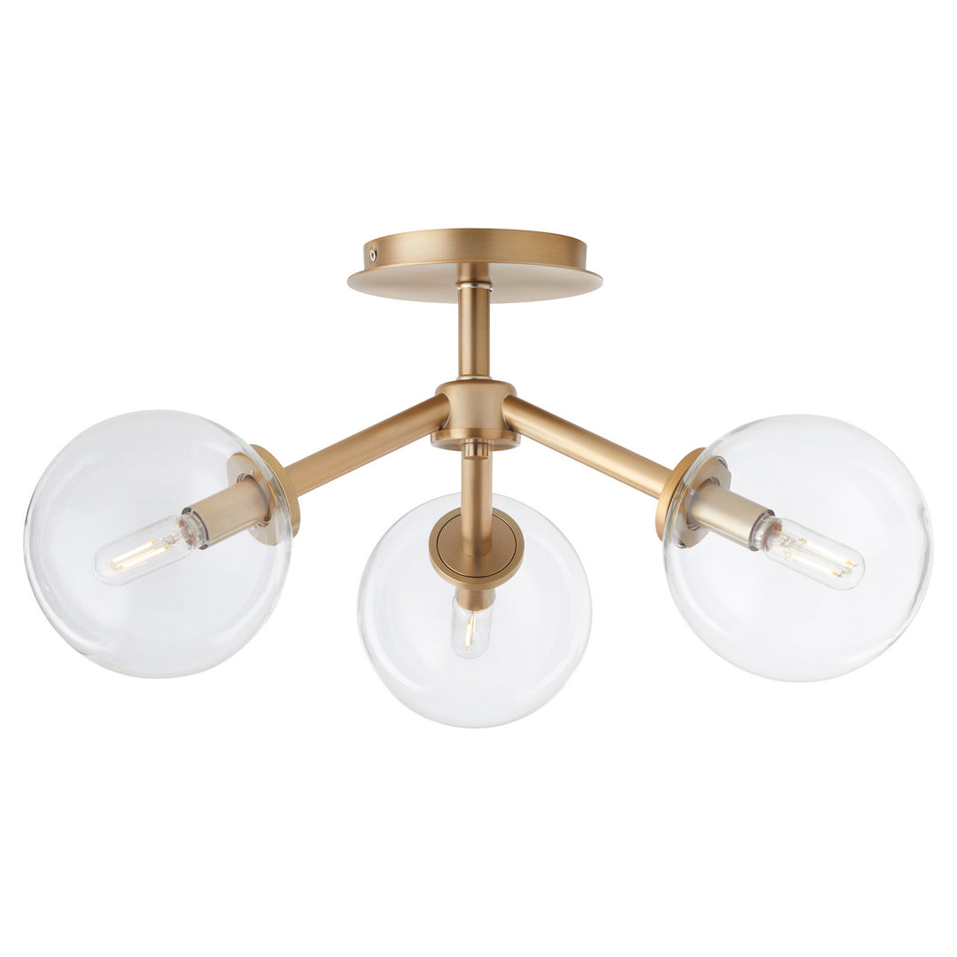 Quorum Three Light Ceiling Mount