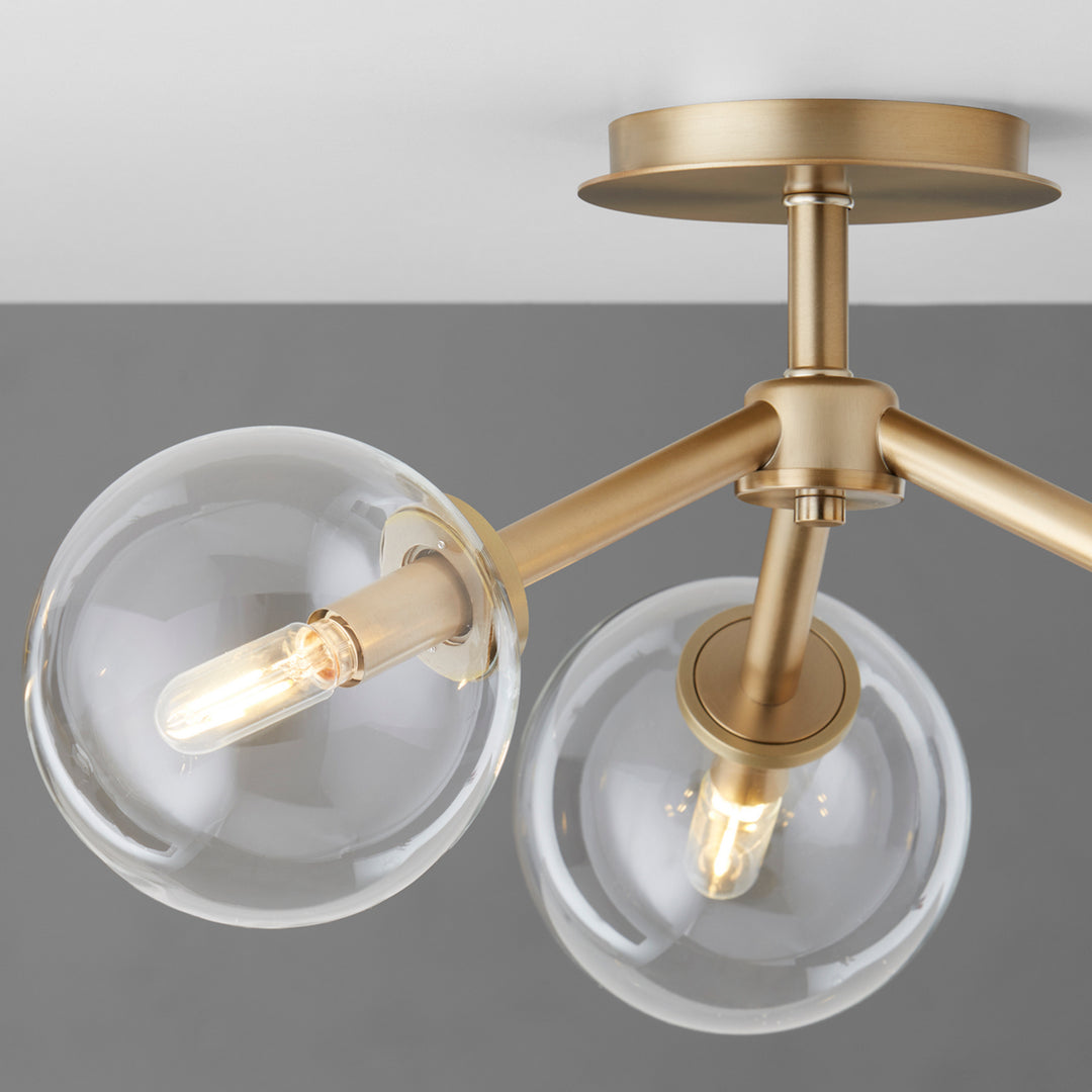 Quorum Three Light Ceiling Mount