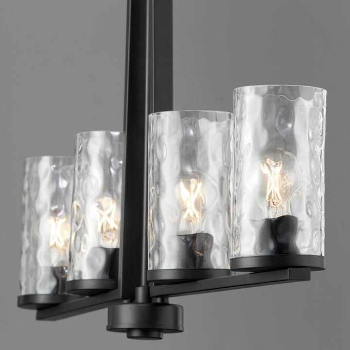 Quorum Four Light Linear Chandelier