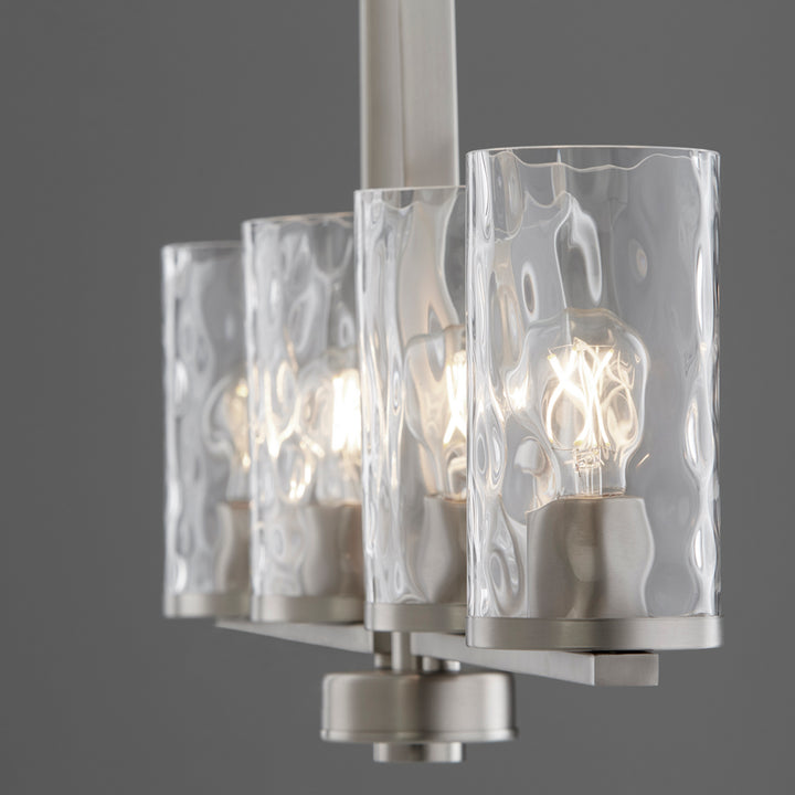 Quorum Four Light Linear Chandelier