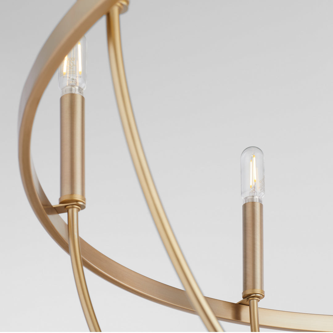 Quorum Eight Light Chandelier