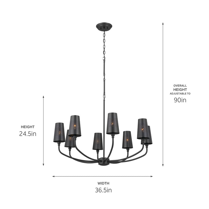 Kichler Eight Light Chandelier