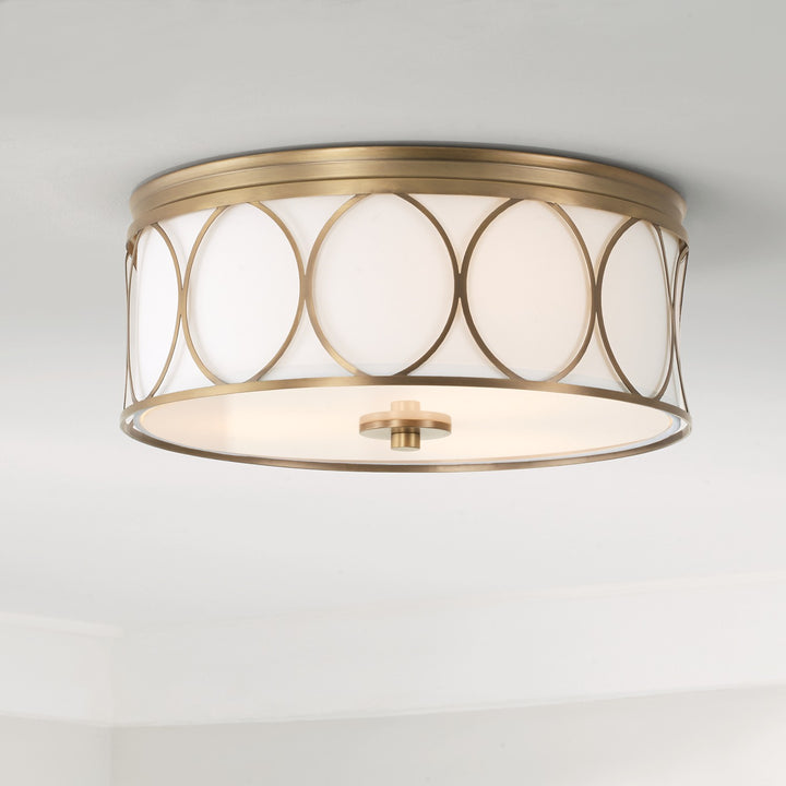 Capital Lighting Three Light Flush Mount