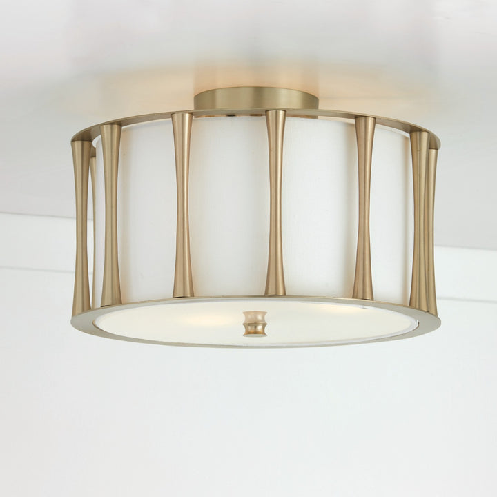 Capital Lighting Three Light Semi-Flush Mount