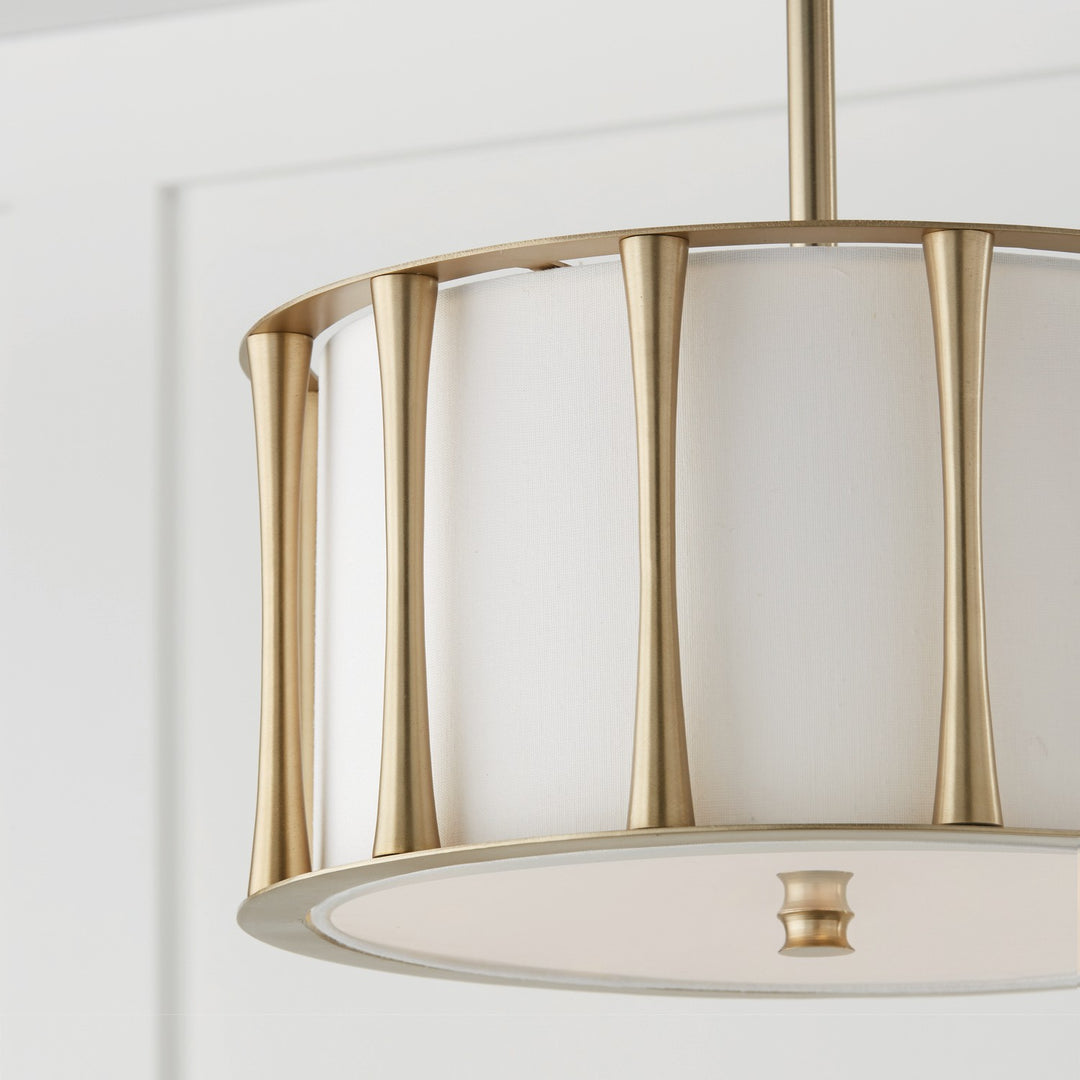 Capital Lighting Three Light Semi-Flush Mount