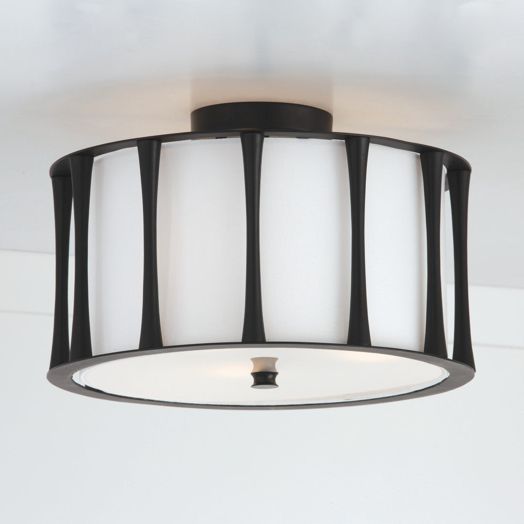 Capital Lighting Three Light Semi-Flush Mount