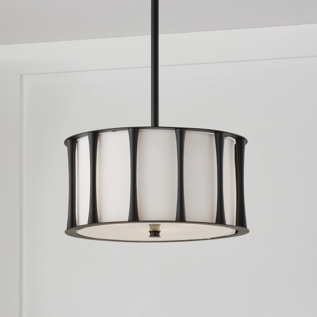 Capital Lighting Three Light Semi-Flush Mount