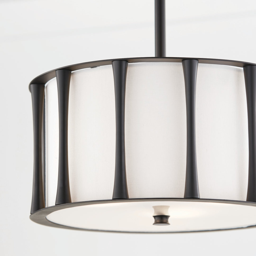 Capital Lighting Three Light Semi-Flush Mount