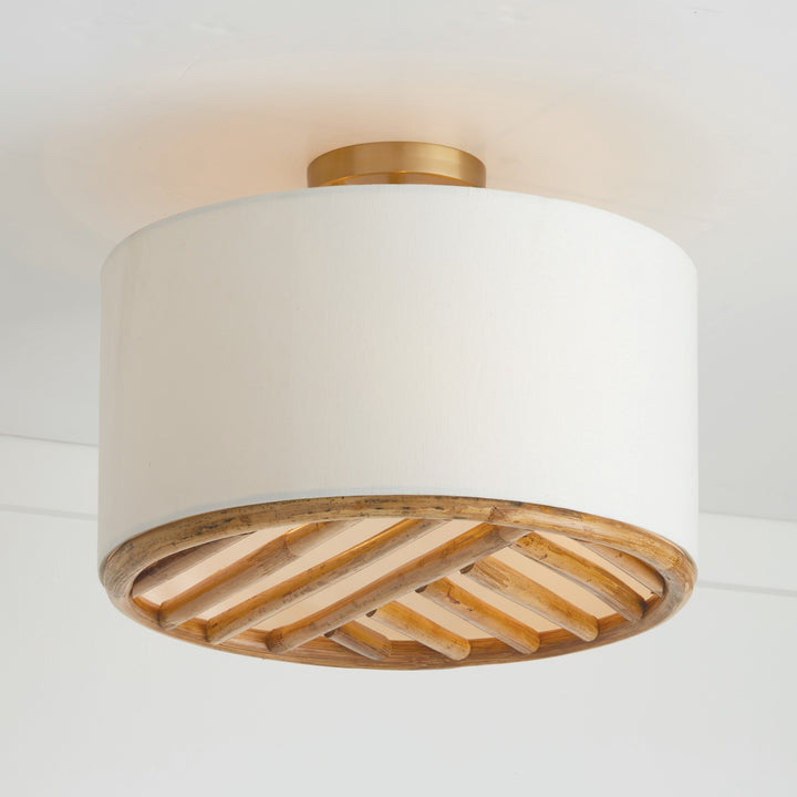 Capital Lighting Three Light Semi-Flush Mount