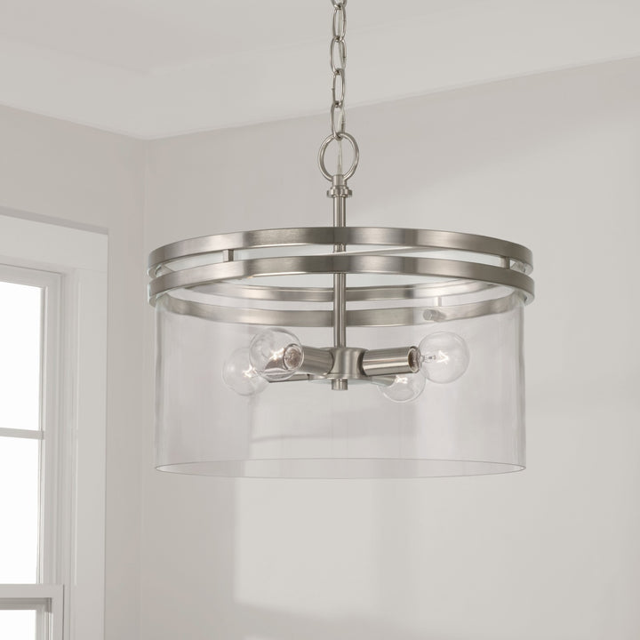 Capital Lighting Four Light Semi-Flush Mount