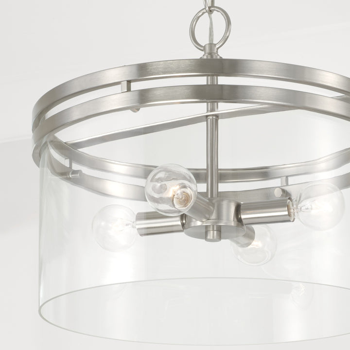 Capital Lighting Four Light Semi-Flush Mount