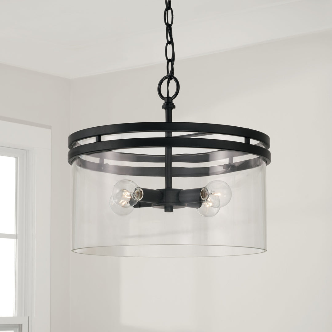 Capital Lighting Four Light Semi-Flush Mount