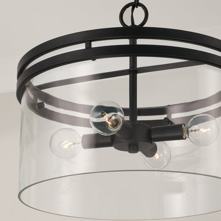 Capital Lighting Four Light Semi-Flush Mount