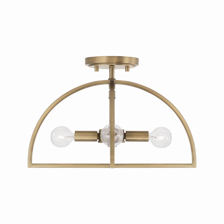 Capital Lighting Four Light Semi-Flush Mount