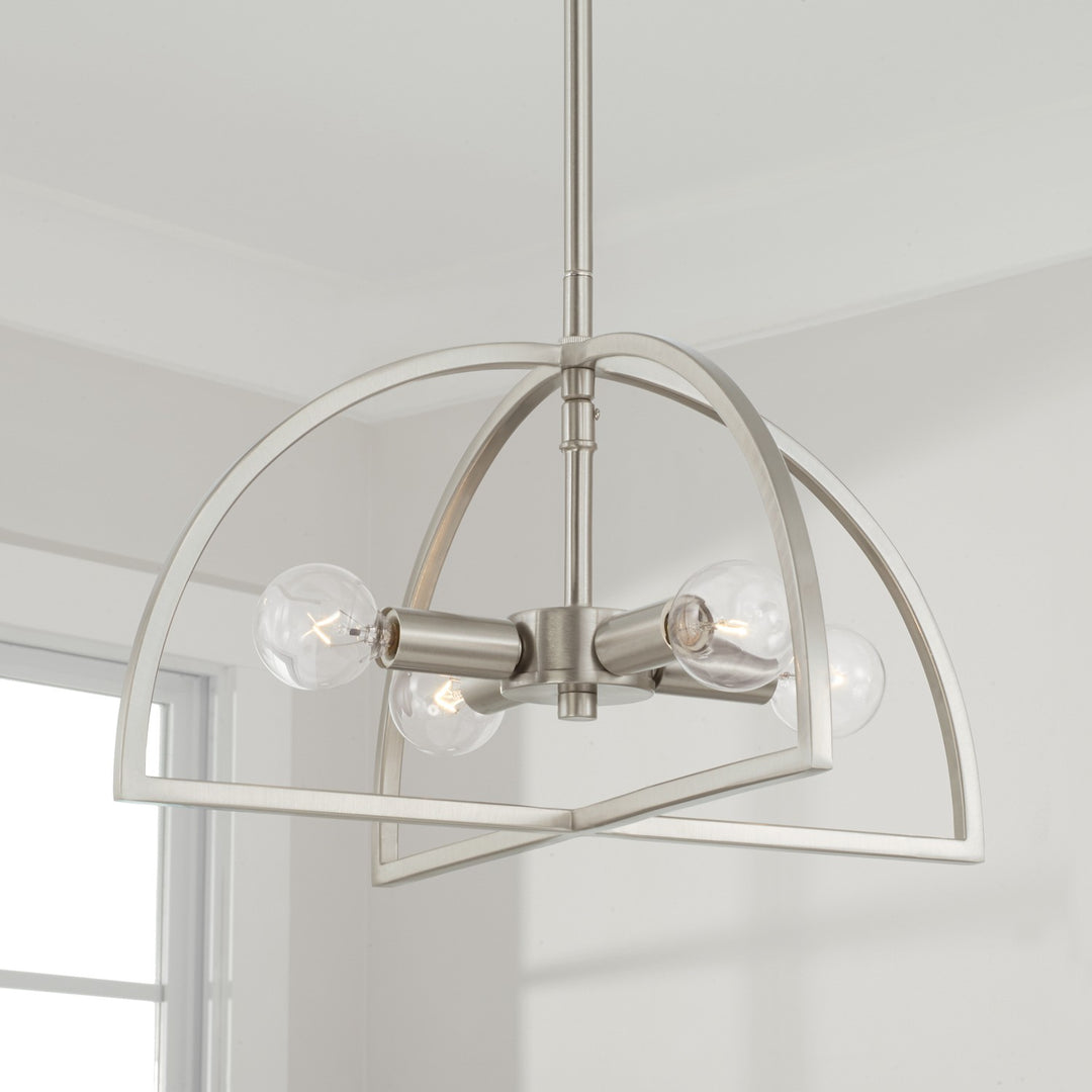 Capital Lighting Four Light Semi-Flush Mount