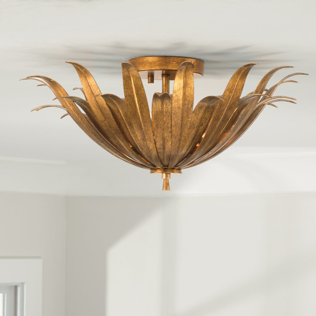 Capital Lighting Three Light Semi-Flush Mount