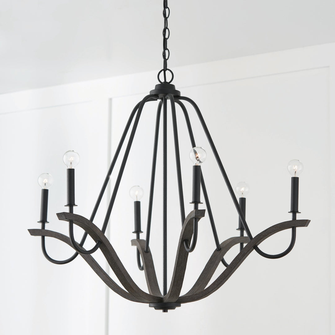 Capital Lighting Six Light Chandelier